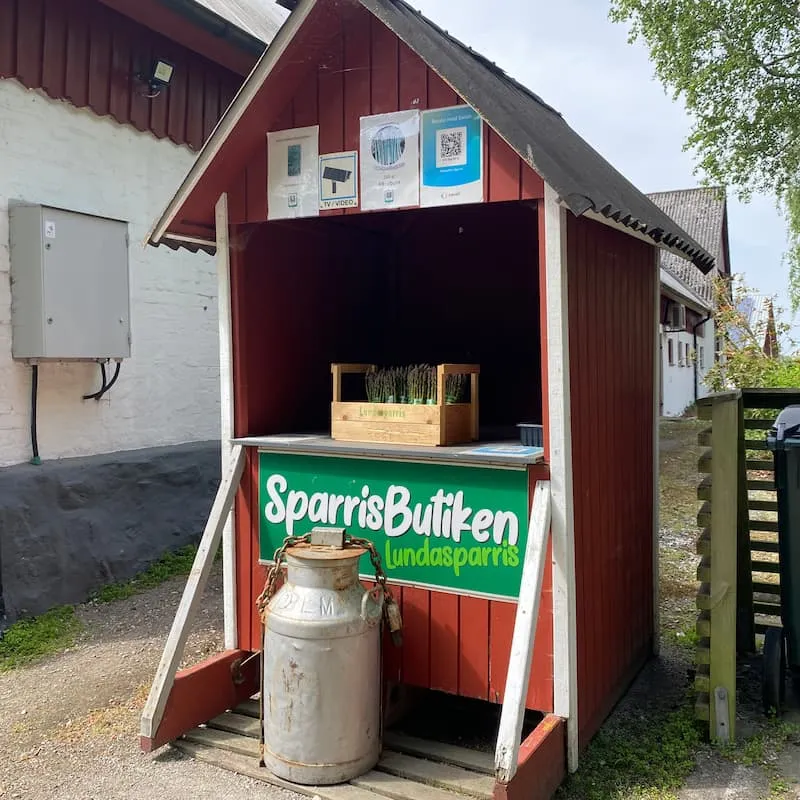 Nöbbelövs Bygata Kiosk där Lundasparris säljs